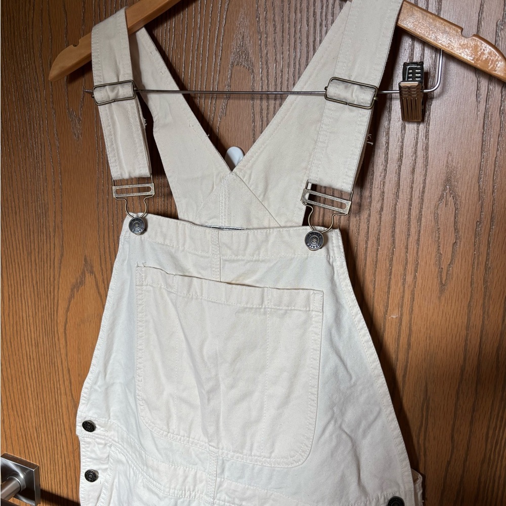 Alpine Design Women's Light Cream Off White Overalls - Picture 3 of 12